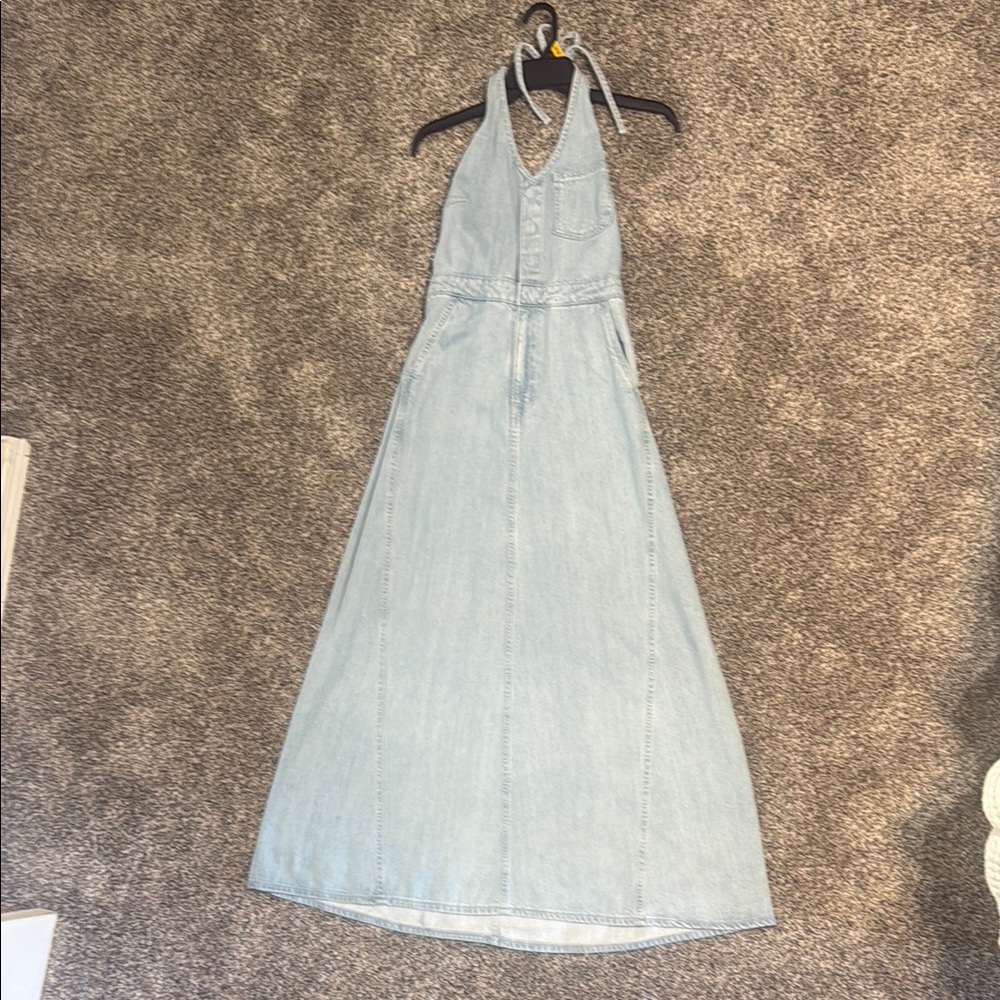 Universal Thread Blue Halter Maxi Sundress